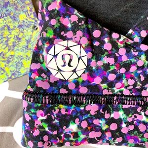Lululemon seawheeze rainbow reflective energy bra